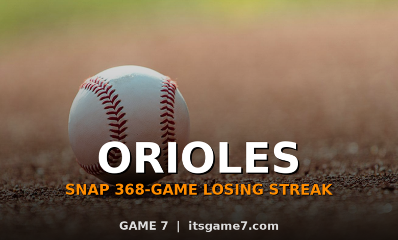 Orioles Snap a Brutal 368-Game Losing Streak in Walkoff Fashion