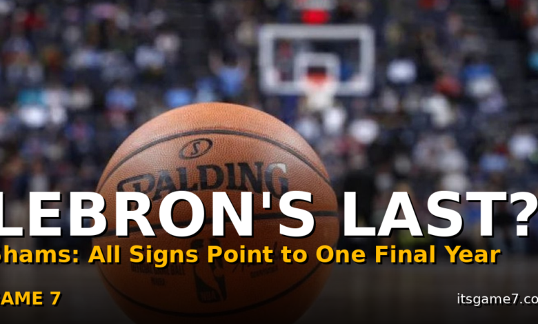 LeBron James' Final Season? Shams Charania Says All Signs Point to One More Year