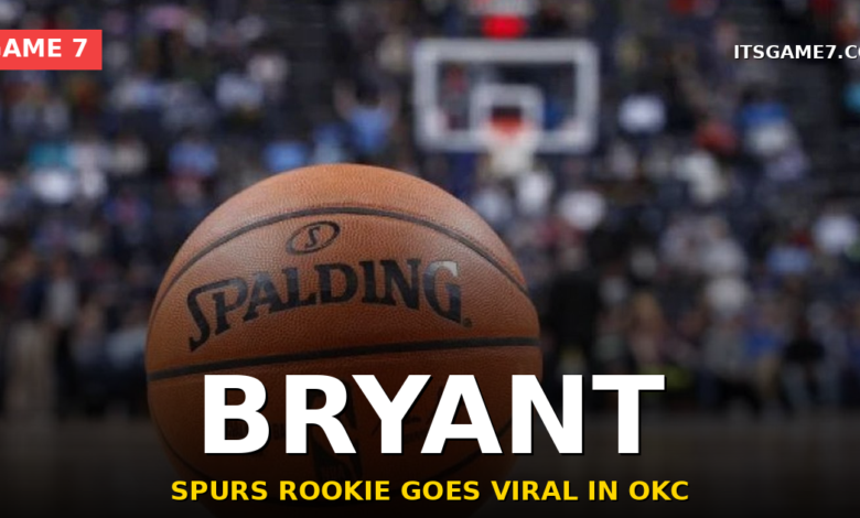 Spurs' Carter Bryant Goes Viral After Fans Film Him Using Public Bathroom Mid-Game in Loss to Thunder 1