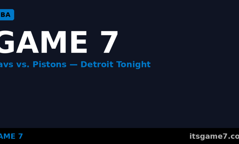 Cavs vs. Pistons Game 7: Who Has the Edge in Detroit Tonight?