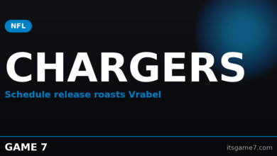 Chargers Schedule Release Video Roasts Mike Vrabel and Dianna Russini With Halo-Themed Jabs 1