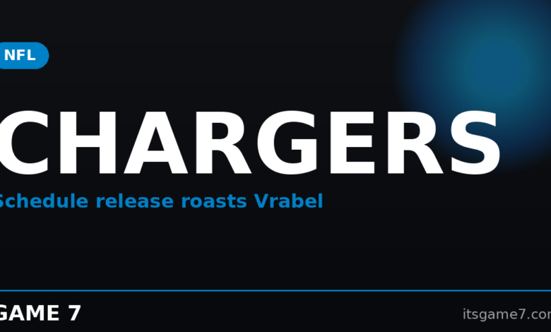 Chargers Schedule Release Video Roasts Mike Vrabel and Dianna Russini With Halo-Themed Jabs 1