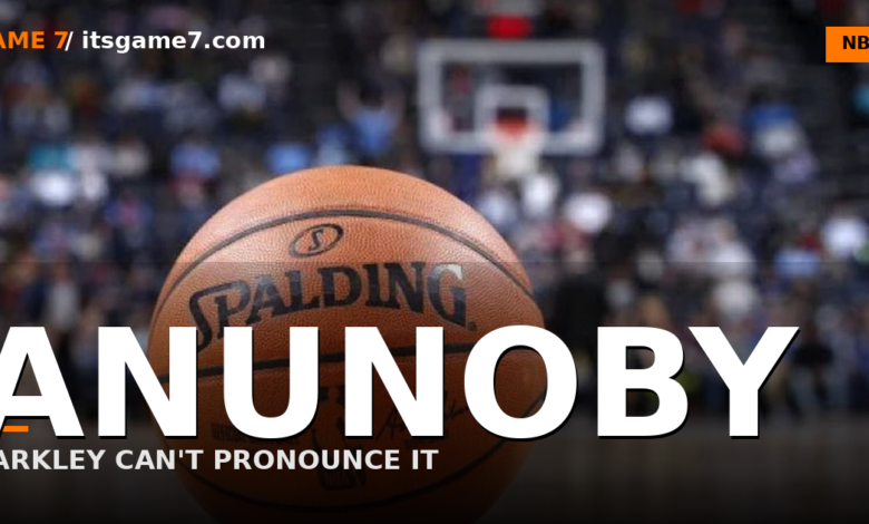 Charles Barkley Had an Amazing Exchange With OG Anunoby About His Real Name