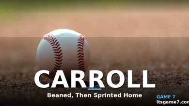 Corbin Carroll Takes a Pitch off the Helmet and Scores an Inside-the-Park Little League Home Run vs the Giants
