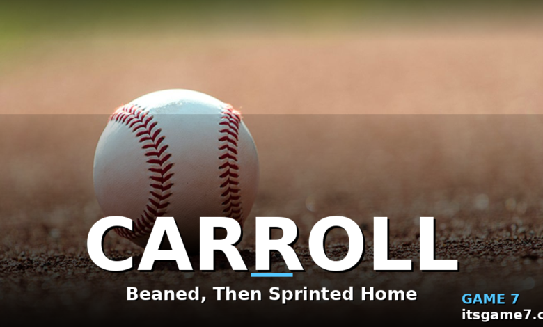 Corbin Carroll Takes a Pitch off the Helmet and Scores an Inside-the-Park Little League Home Run vs the Giants