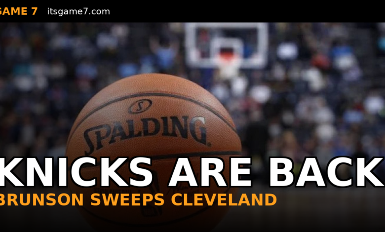 Jalen Brunson Drags the Knicks Back to the NBA Finals for the First Time Since 1999