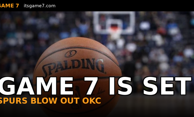 Spurs Blow Out Thunder to Force Game 7: Can Wembanyama Finish the Upset?