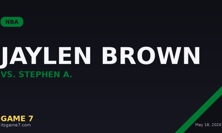 Jaylen Brown Goes Off on Stephen A. Smith in NSFW Twitch Rant, Demands ESPN Star Retire