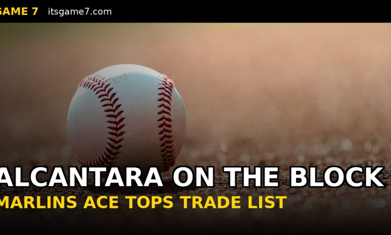 Sandy Alcantara Tops MLB Executives Trade Deadline Poll as Most Likely to Move