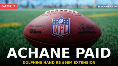 Dolphins Extend De'Von Achane on a 4-Year, $68M Deal That Resets the Running Back Market 1