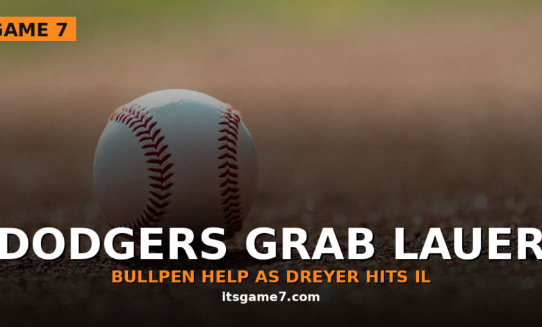 Dodgers Acquire Eric Lauer From Blue Jays as Jack Dreyer Hits Injured List
