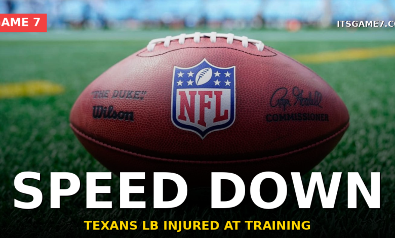 Texans LB E.J. Speed Suffers Torn Quad at Practice: Houston's Linebacker Depth Now in Crisis 1