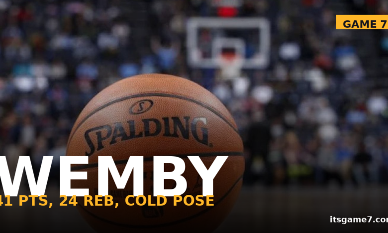 Victor Wembanyama Strikes Cold Pose After Sealing Spurs' Double-OT Win Over Thunder