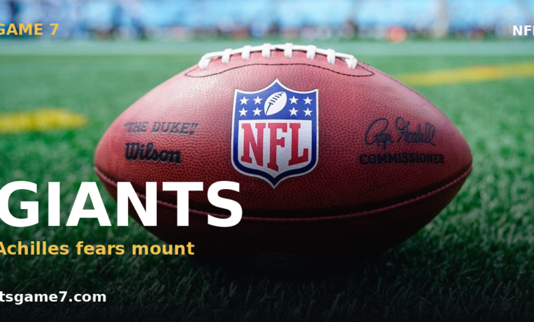 Giants WR Gunner Olszewski Feared to Have Torn Achilles in Brutal Spring for New York 1