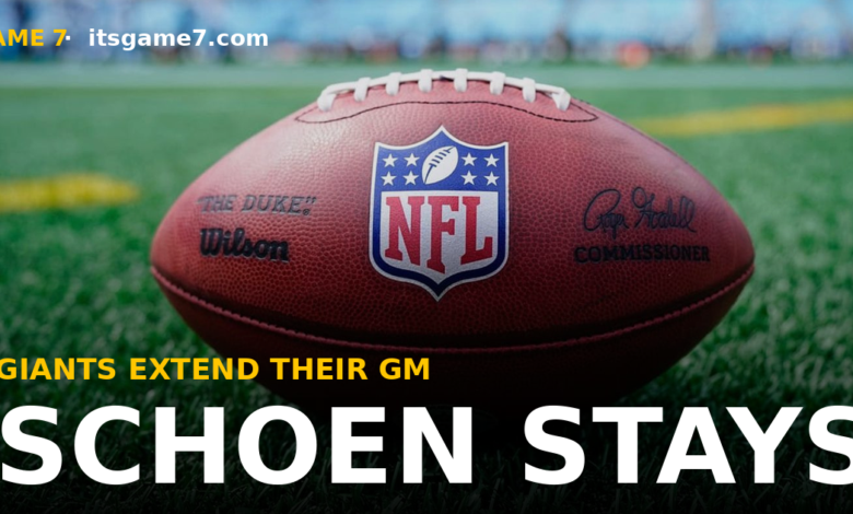 Giants Hand GM Joe Schoen Multi-Year Extension Despite 22-45-1 Record 1