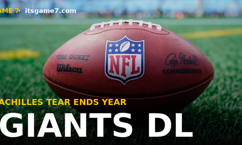 Giants Defensive Lineman Roy Robertson-Harris Tears Achilles, Out for 2026 Season 1