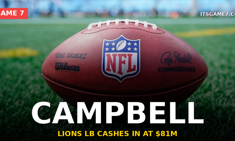 Jack Campbell Signs Massive 4-Year, $81 Million Extension With Lions After Breakout Season 1