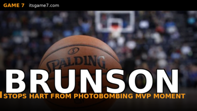 Watch Jalen Brunson Stop Josh Hart From Photobombing His Conference Finals MVP Moment