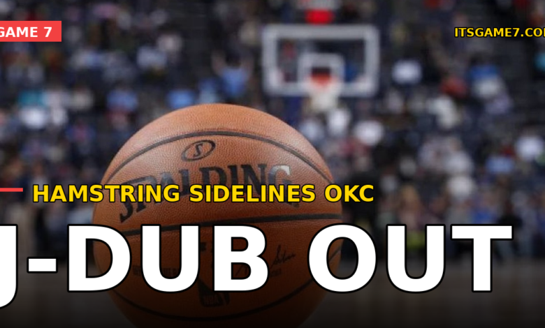 Jalen Williams Ruled OUT for Thunder-Spurs Game 3: Hamstring Injury Forces OKC to Adjust 1