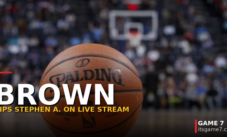 Jaylen Brown Tells Stephen A. Smith to Get Off ESPN in Profane Twitch Rant