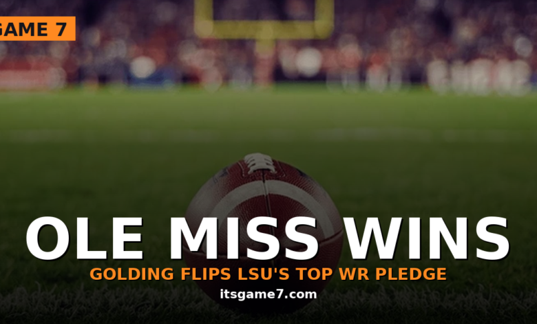 Ole Miss Flips Top Wideout Kervin Johnson Jr. From LSU as Pete Golding Lands First Big Recruiting Win