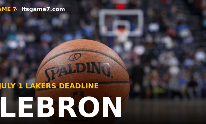 LeBron James Could Have a July 1 Deadline With the Lakers, According to Windhorst 1
