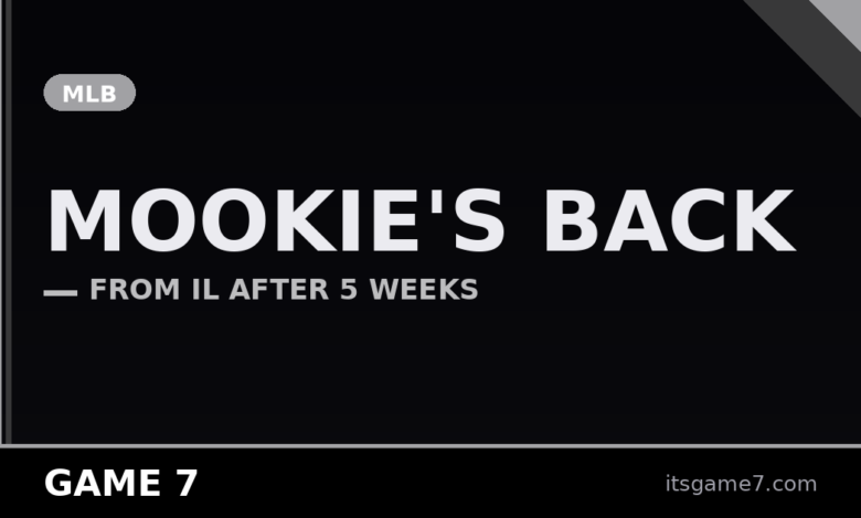 Mookie Betts Is Finally Back: Will the Dodgers Bring Him Along Slowly?