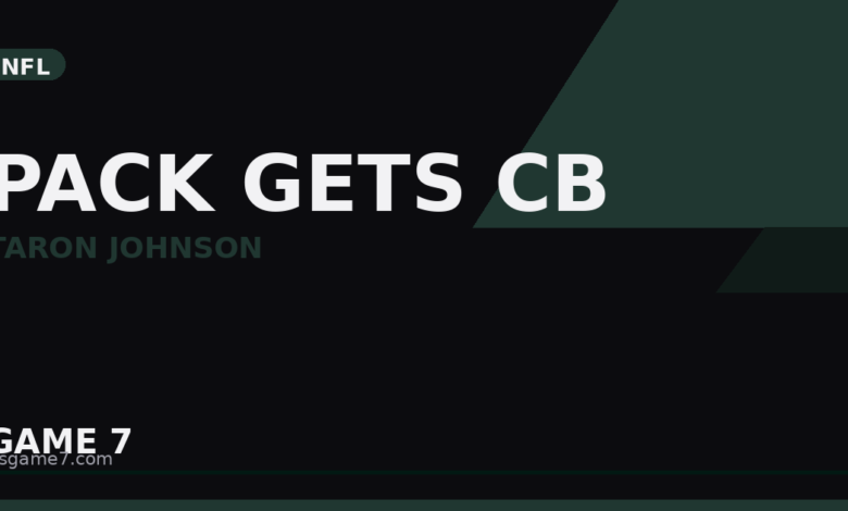 Packers Acquire Taron Johnson From Bills: Green Bay Solves a Slot Corner Problem