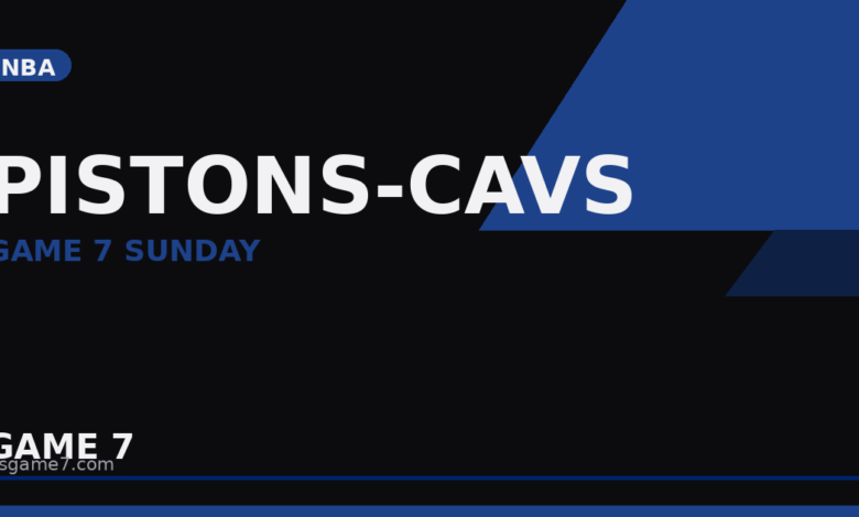 Pistons vs Cavaliers Game 7: Detroit's Home Magic Could End Cleveland's Title Run