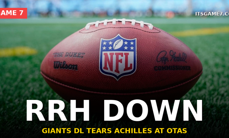 Giants DL Roy Robertson-Harris Tears Achilles at OTAs: Major Setback for New York's Defense 1