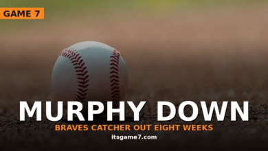 Braves Lose Sean Murphy for Eight Weeks as Catcher Goes Down With Fractured Finger