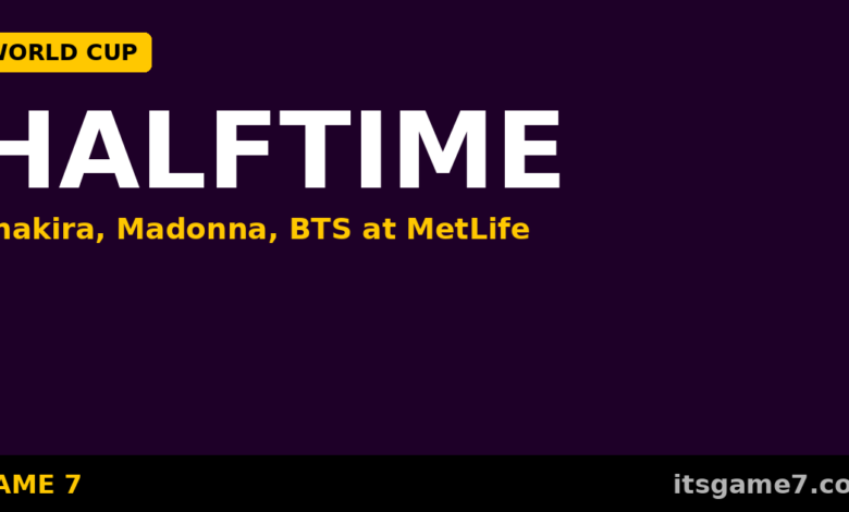 Shakira, Madonna, and BTS to Headline 2026 World Cup Final Halftime Show at MetLife Stadium