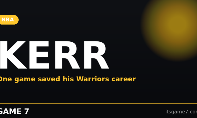 Steve Kerr Was 95 Percent Retiring Before One Warriors Win Changed Everything 1