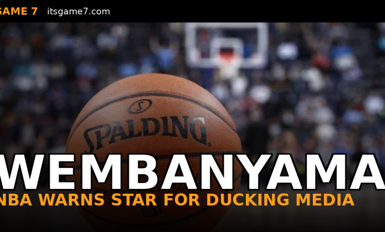 The NBA Just Let Victor Wembanyama Off With a Warning. That's the Wrong Call.