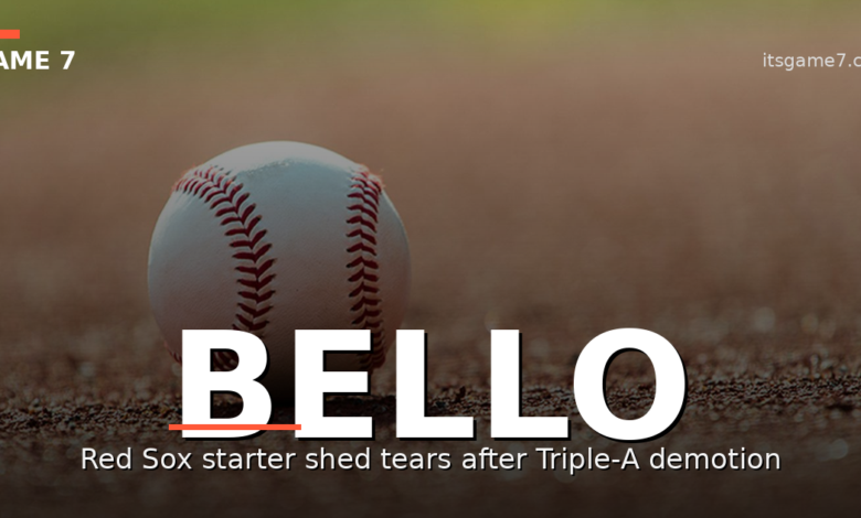 Brayan Bello Breaks Down While Talking About Red Sox Demotion to Triple-A 1