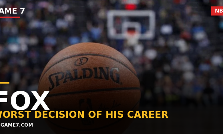 De'Aaron Fox Made the Single Worst Decision of His Career to Hand Knicks Game 4 1