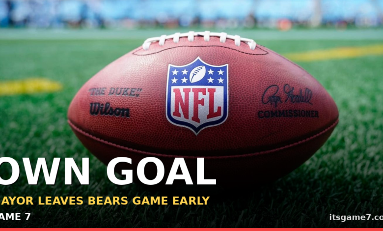 Chicago Mayor Brandon Johnson Admits He Left Bears-Packers Game Early While Trying to Keep Team in City 1