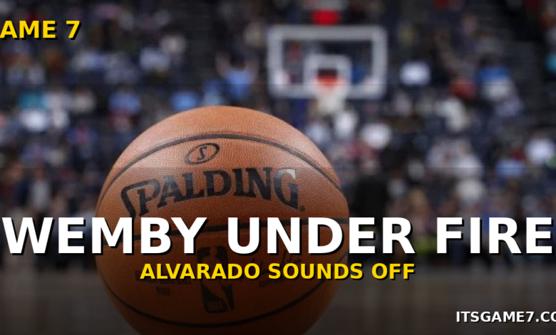 Jose Alvarado Calls Out Victor Wembanyama for Skipping the Handshake Line After NBA Finals Loss 1
