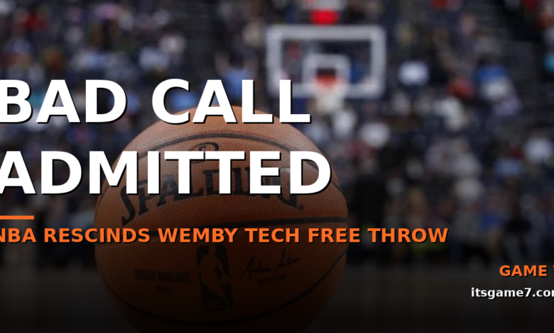 NBA Rescinds Mitchell Robinson Tech in Game 2 Loss to Spurs. Wembanyama Got the Call That Mattered 1