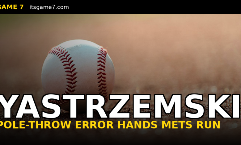 Mike Yastrzemski's Throw Hit a Pole and Gave the Mets a Free Run, Which May Be a First in MLB History 1