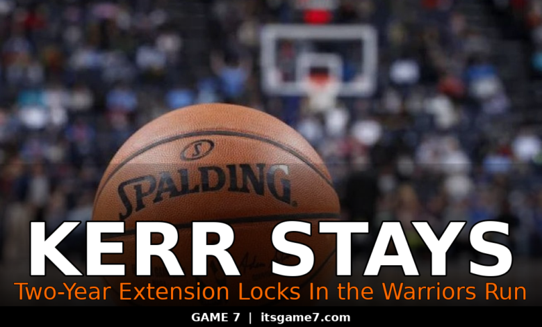 Steve Kerr Signs Two-Year Warriors Extension, Stays the NBA's Highest-Paid Coach 1