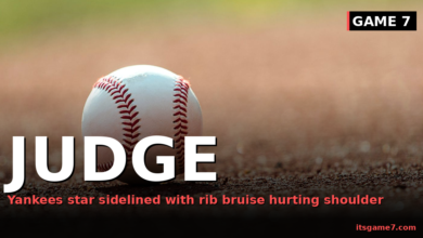 Aaron Judge Out With Bone Bruise: Yankees Star Day-to-Day With Shoulder Issue