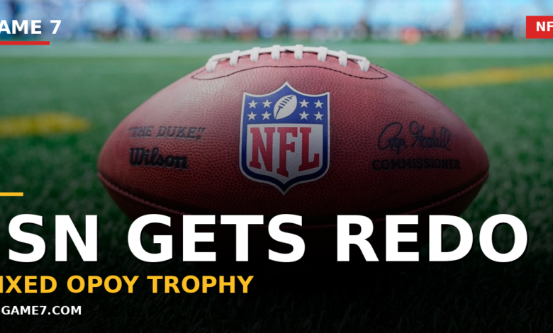 Jaxon Smith-Njigba Gets a Corrected NFL Offensive Player of the Year Trophy After Typo Embarrassment 1