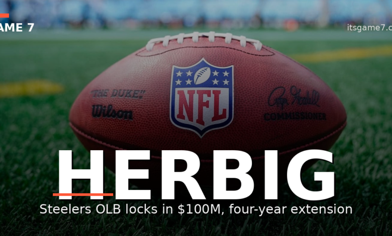 Nick Herbig Cashes In With $100 Million Steelers Extension as Pittsburgh Builds Pass Rush 1
