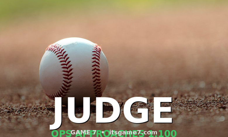 Aaron Judge Is on a Historic Tear With OPS Approaching 1.100