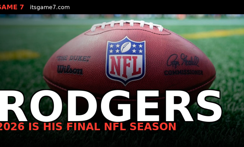 Aaron Rodgers Says This Is It and the Steelers Are Getting His Final NFL Season 1