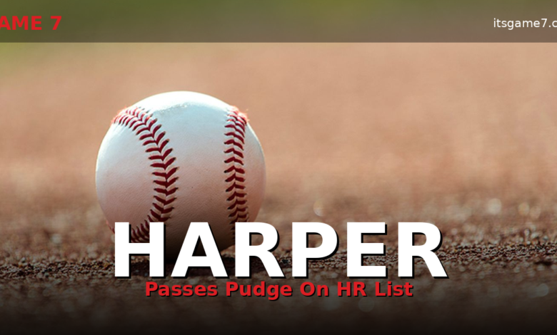 Bryce Harper Passes Carlton Fisk On Career Home Run List: Phillies Slugger Hits 377 1
