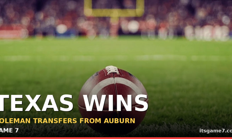 Texas Lands Auburn WR Cam Coleman in Massive Transfer Portal Win for the Longhorns 1