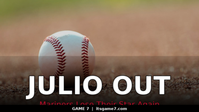 Julio Rodriguez Exits Again. The Mariners Cannot Catch a Break. 9