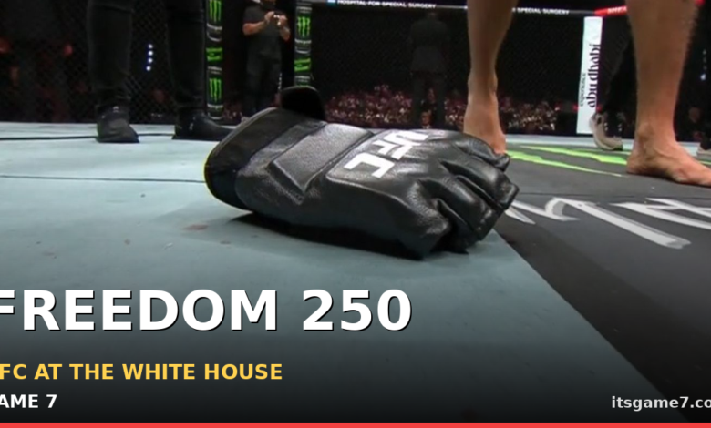 UFC Freedom 250 Set for the White House Lawn With Ilia Topuria vs Justin Gaethje Lightweight Title Fight 1